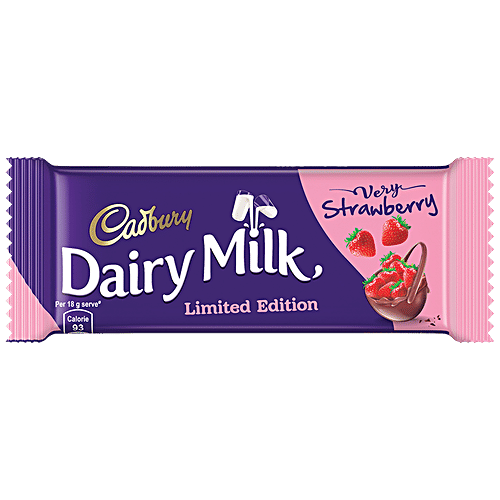 Cadbury Dairy Milk Chocolate Bar - Very Strawberry, 36 g  
