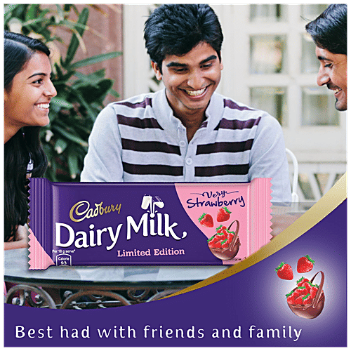 Cadbury Dairy Milk Chocolate Bar - Very Strawberry, 36 g  