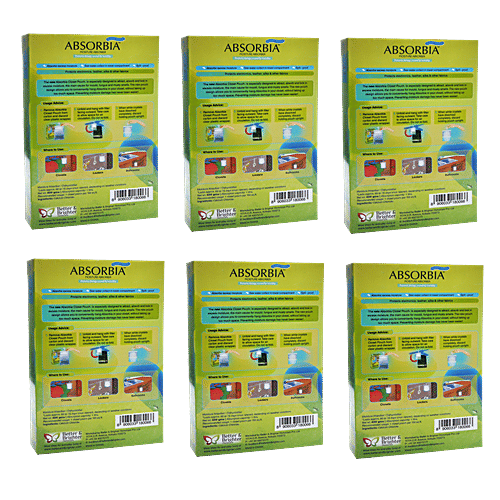 Absorbia  Moisture Absorber Season pack, 400 g (Pack of 6) 