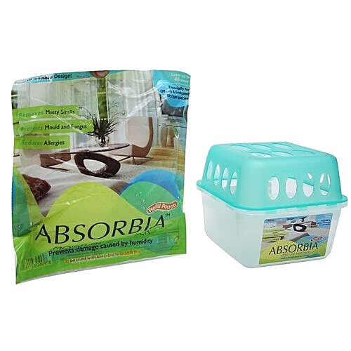Absorbia  Moisture Absorber With Re-Usable Box, 400 g (Set of 3) 