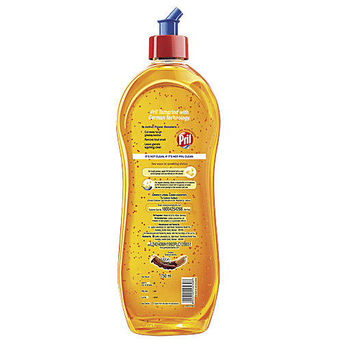 Pril Tamarind Shine Specialist Dishwash Liquid Gel, 750 ml