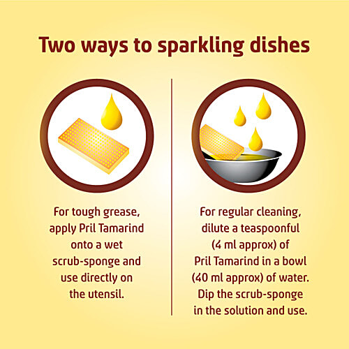 Pril Tamarind Shine Specialist Dishwash Liquid Gel, 750 ml