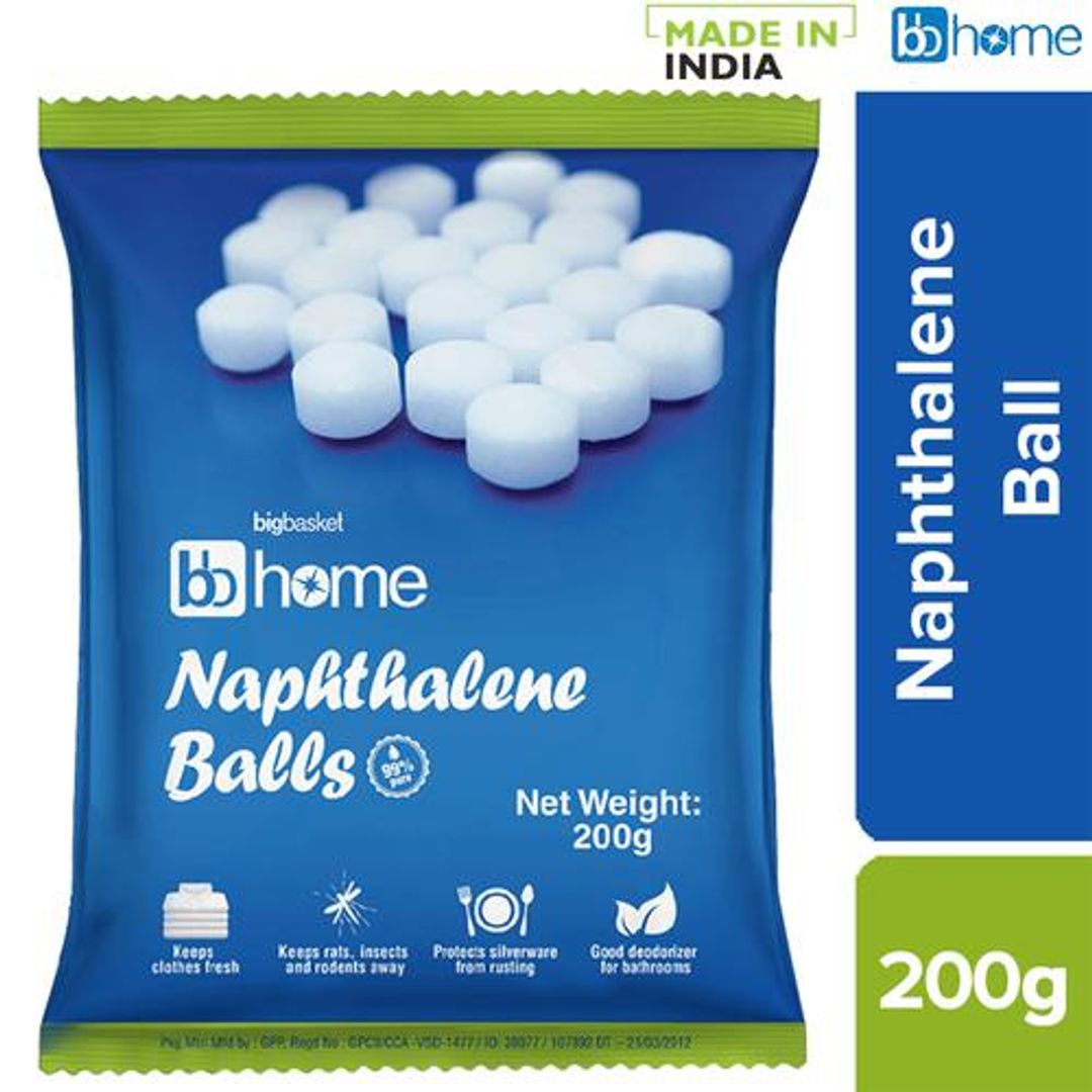 BB Home Naphthalene Balls, 200 g Pouch