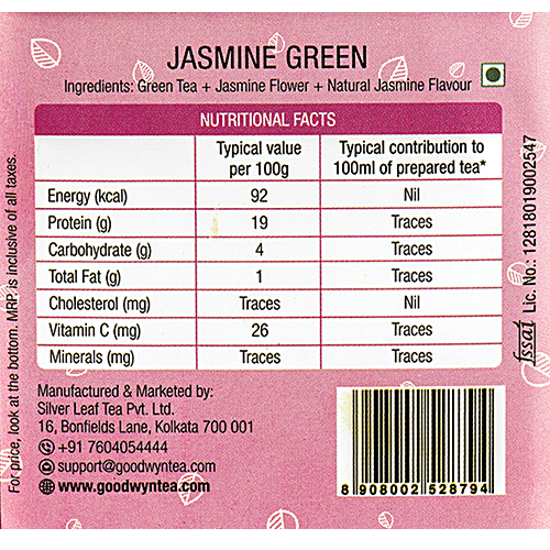 Buy Goodwyn Green Tea Jasmine Online at Best Price of Rs 499 bigbasket