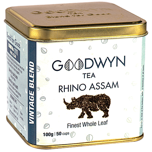 Buy Goodwyn Rhino Assam Tea Finest Whole Leaf Online at Best Price of