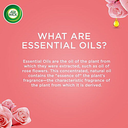 Air wick Essential Automatic Fragrance Mist Diffuser Refill - Calming Rose, 20 ml  