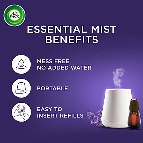 Air wick Essential Automatic Fragrance Mist Diffuser Refill - Relaxing Lavender, 20 ml  