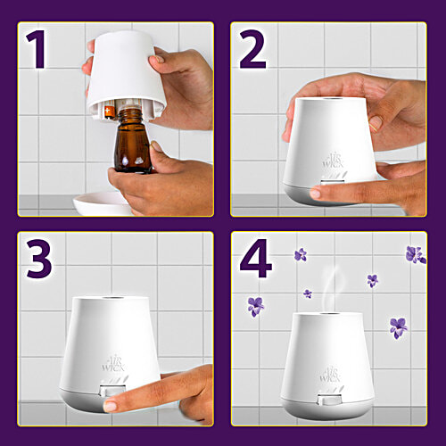 Airwick Essential Mist Relaxing Lavender Oil Diffuser Refill, 20 ml  Lasts Upto 45 Days