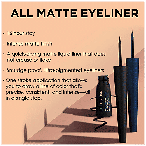 ColorBar All-Matte Eyeliner, 2.5 ml Blue 