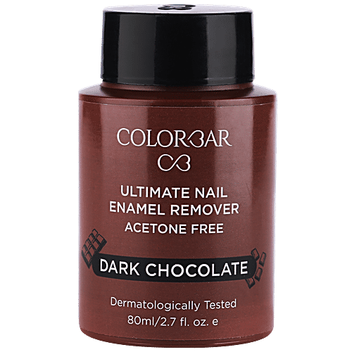 ColorBar Ultimate Nail Enamel Remover - Dark Chocolate, Acetone Free, 80 ml  
