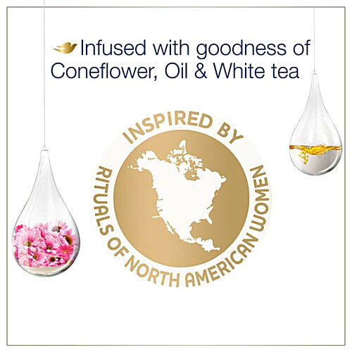 Dove Nourishing Secrets Healthy Ritual For Growing Hair Shampoo - Coneflower, Oil & White Tea, 650 ml  