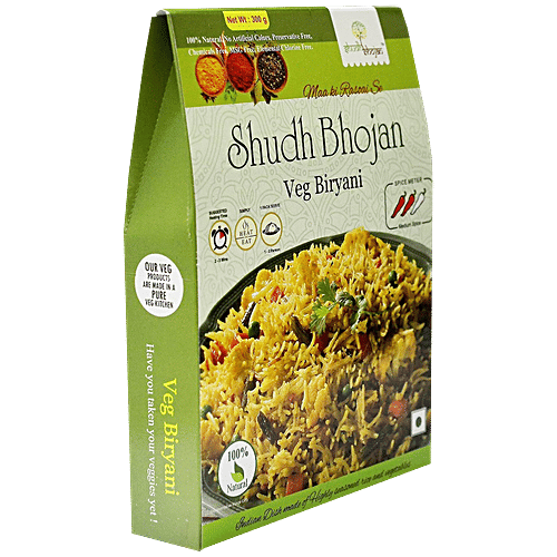 Shudh Bhojan Vegetable Biryani, 300 g  
