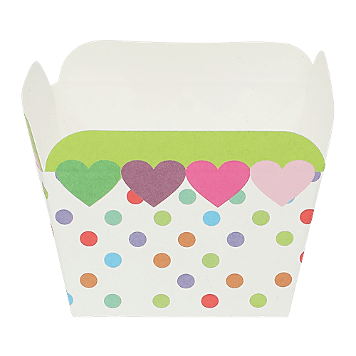 DP Muffin/Cake Baking Paper Cups - Multicoloured BB103Green, 15 pcs  
