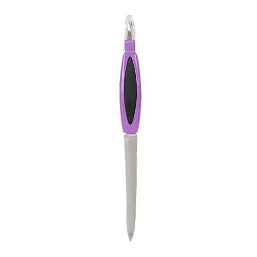 Buy DP 2In1 Nail Filer/ Cuticle Trimmer Black & Purple, BB1231