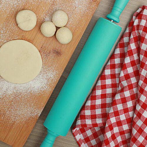 DP Silicone Rolling Pin - Blue BB153, 1 pc  