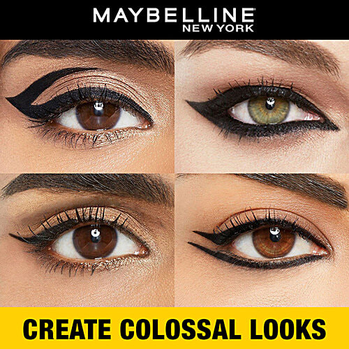 Maybelline New York Colossal Bold Eyeliner - Black, 3 g  Smudge Proof & Waterproof