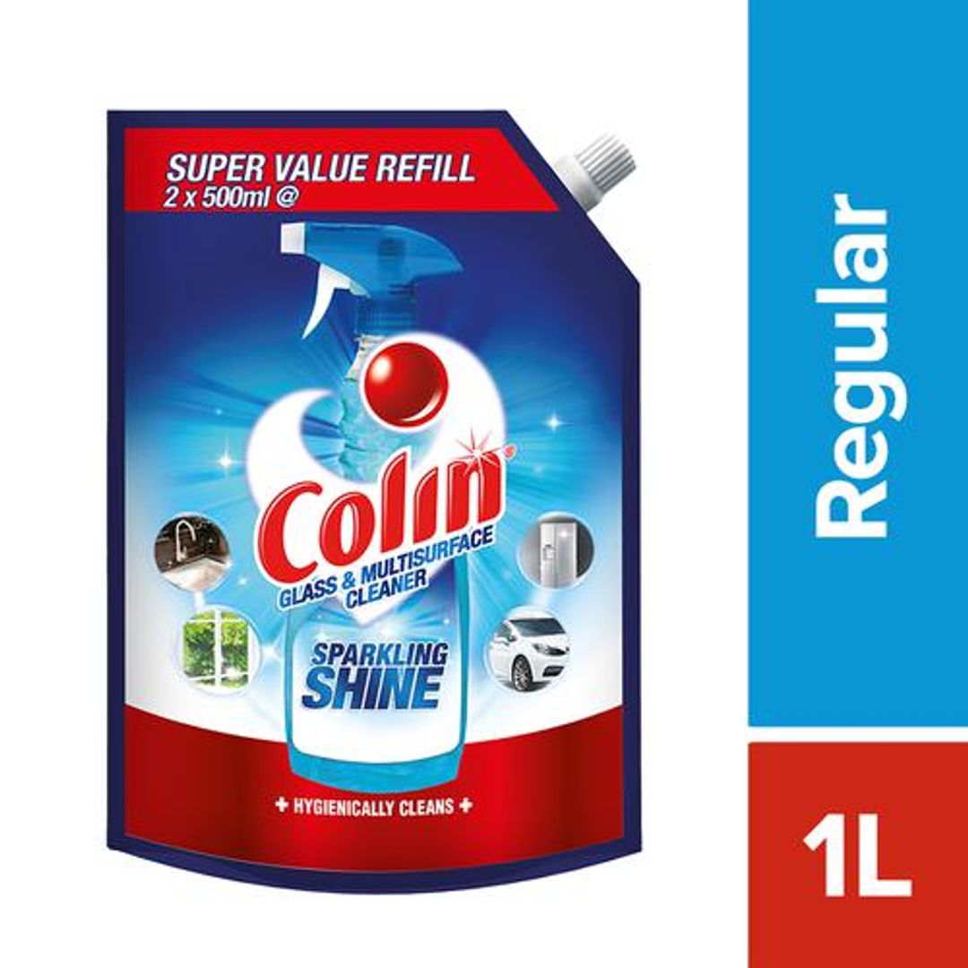 Colin Glass & Surface Cleaner Liquid, Refill, 1 L 