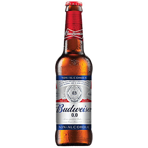 Buy Budweiser 0.0 NonAlcoholic Beer Online at Best Price of Rs 99