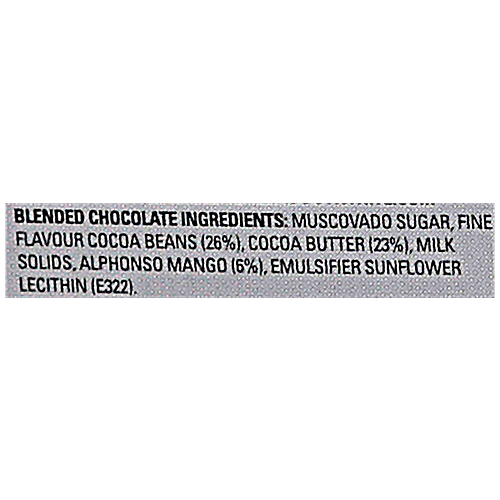 Paul And Mike 49% Fine Milk Chocolate With Alphonso Mango, 68 g Box No Soya Lecithin