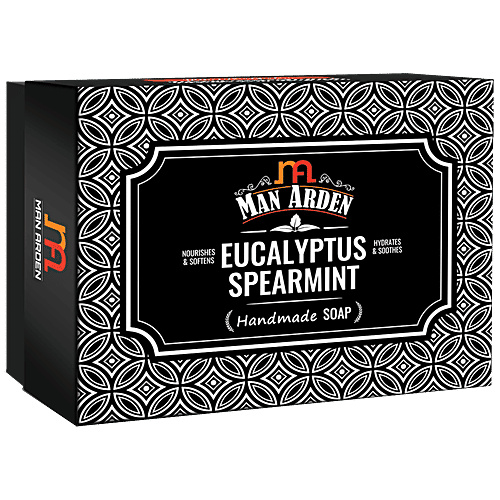 Man Arden Eucalyptus & Spearmint Handmade Luxury Soap, 125 g  Handmade