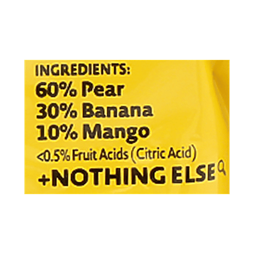Raffertys Garden Smooth - Banana, Pear & Mango, 4+ Months, 120 g  No Artificial Colours, No Preservatives