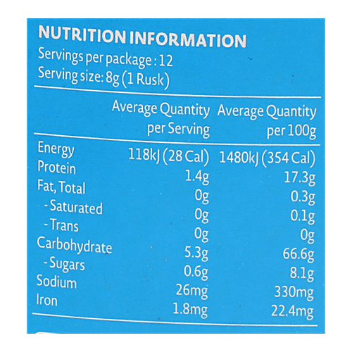 Buy Raffertys Garden Banana Milk Teething Rusks 6+ Months Online at