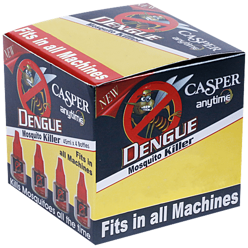 Casper Mosquito Repellent Insecticide Liquid, 45 ml Pack Of 4 