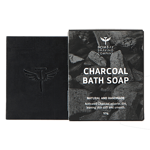 Bombay Shaving Company Charcoal Bath Soap, 125 g  