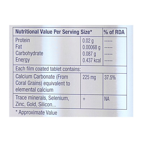 Corcal Bone & Beauty Calcium Supplement, 10 Tablets  