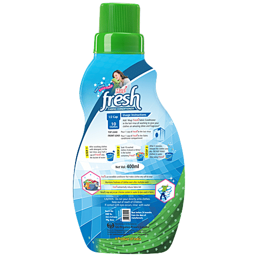 Mugi Fresh After Wash Fabric Conditioner - Blue Bell, 400 ml