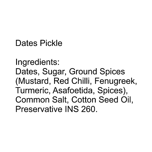 Suvidhi Dates Pickle, 100 g  