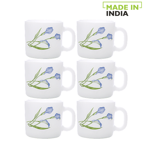 Buy LaOpala Chai/Tea Cup Set Opalware, Tender Trio, Regular, 120 ml