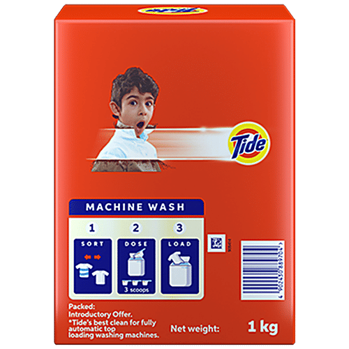 Tide Ultra Matic Fully Automatic Detergent Powder, 1 kg  Outstanding Cleaning
