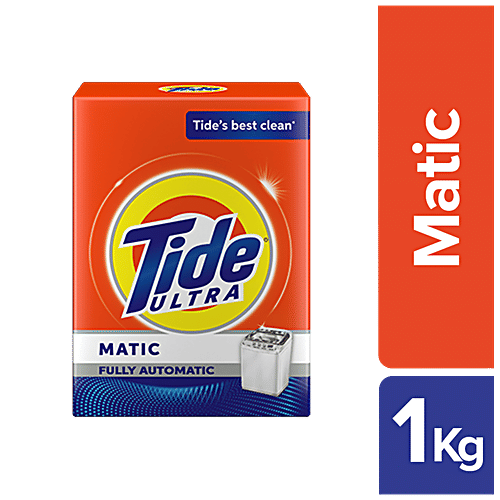 Tide Ultra Matic Fully Automatic Detergent Powder, 1 kg  Outstanding Cleaning