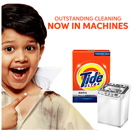 Tide Ultra Matic Fully Automatic Detergent Powder, 1 kg  Outstanding Cleaning