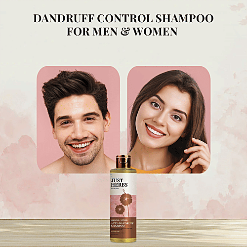 Buy Just Herbs Hibiscus & Vetiver Anti Dandruff Shampoo Online at Best Price of Rs 486.50