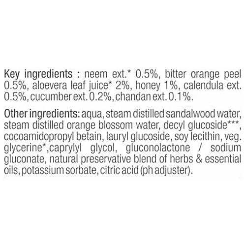 Buy Just Herbs Silksplash NeemOrange Rehydrant Face Wash Online at