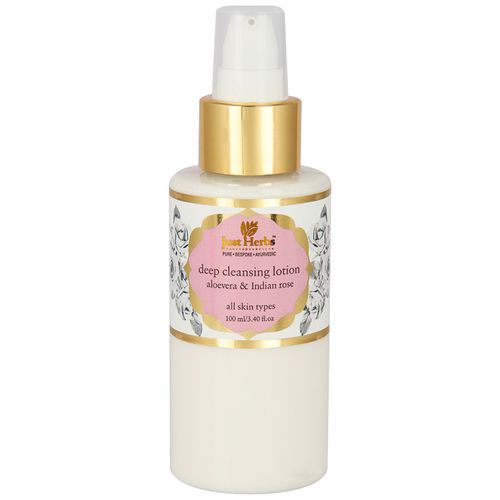 Buy Just Herbs Deep Cleansing Lotion - With Aloevera & Indian Rose ...