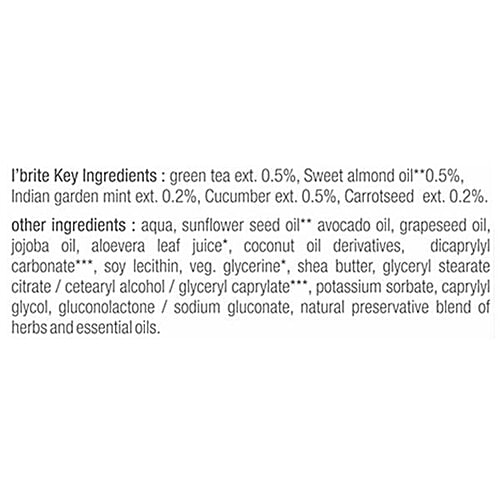 Buy Just Herbs I'Brite AlmondGreen Tea Nourishing Under Eye Cream Online at Best Price bigbasket