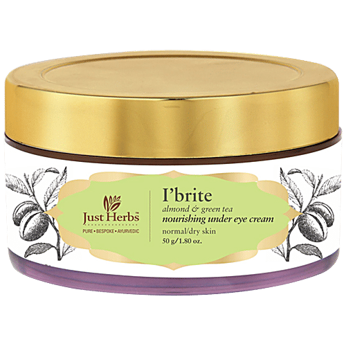 Buy Just Herbs I'Brite AlmondGreen Tea Nourishing Under Eye Cream Online at Best Price of Rs