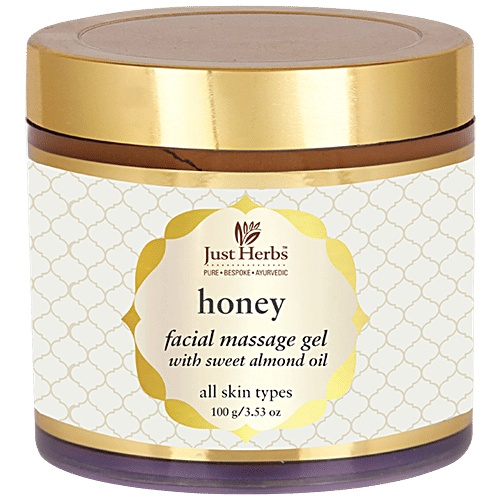 Buy Just Herbs Honey Facial Massage Gel With Sweet Almond Oil For All