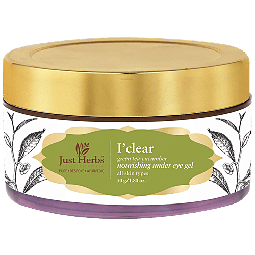 Buy Just Herbs Iclear Green TeaCucumber Nourishing Under Eye Gel Online at Best Price of Rs 717