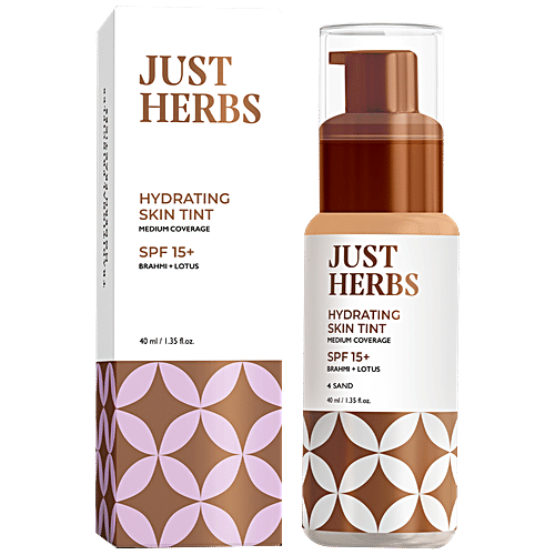 Buy Just Herbs Hydrating Skin Tint Medium Coverage SPF 15 +, With