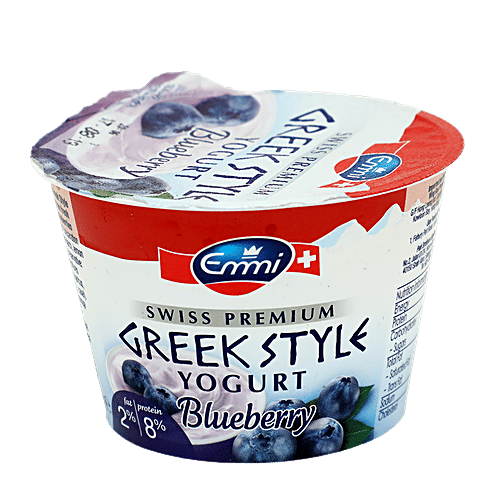 Buy Emmi Swiss Premium Greek Style Yogurt Blueberry Online at Best