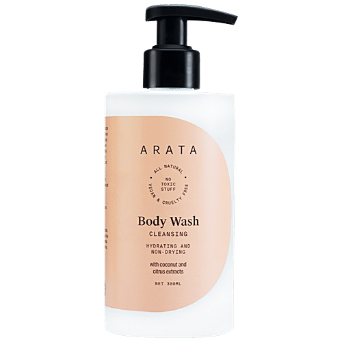 Arata Zero Chemicals Natural Hydrating & Non-Drying Body Wash, 300 ml  