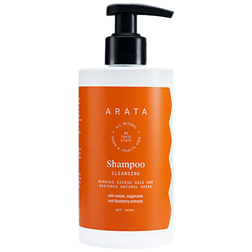 Arata Zero Chemicals Natural Cleansing Shampoo, 300 ml  