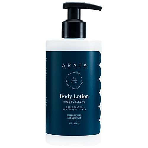Arata Zero Chemicals Natural Moisturising Body Lotion - For Dry Skin, 300 ml  