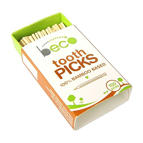 beco Bamboo Toothpick - Eco-Friendly, 100 pcs  