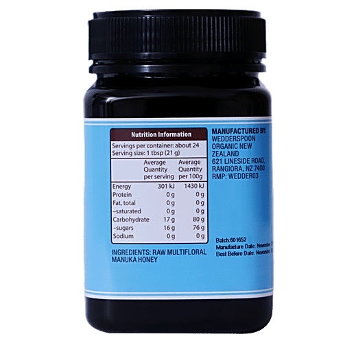 Buy Wedderspoon Raw Manuka Honey K Factor 12+ Online at Best Price of Rs 5100 bigbasket