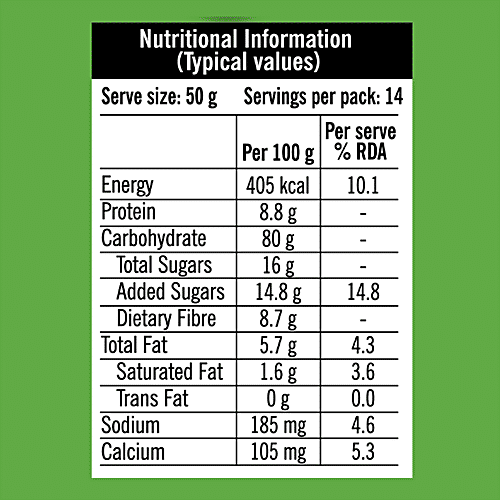 Buy Tata Soulfull Millet Muesli Crunchy, Contains Almonds & Raisins